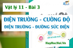 Cường độ điện trường, Công thức tính Cường độ Điện trường, Đường sức điện và bài tập - Vật lý 11 bài 3